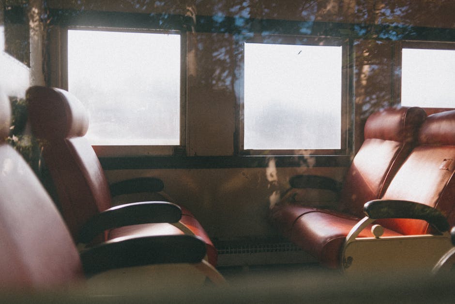 Tren içindeki konforlu yolcu bölümü