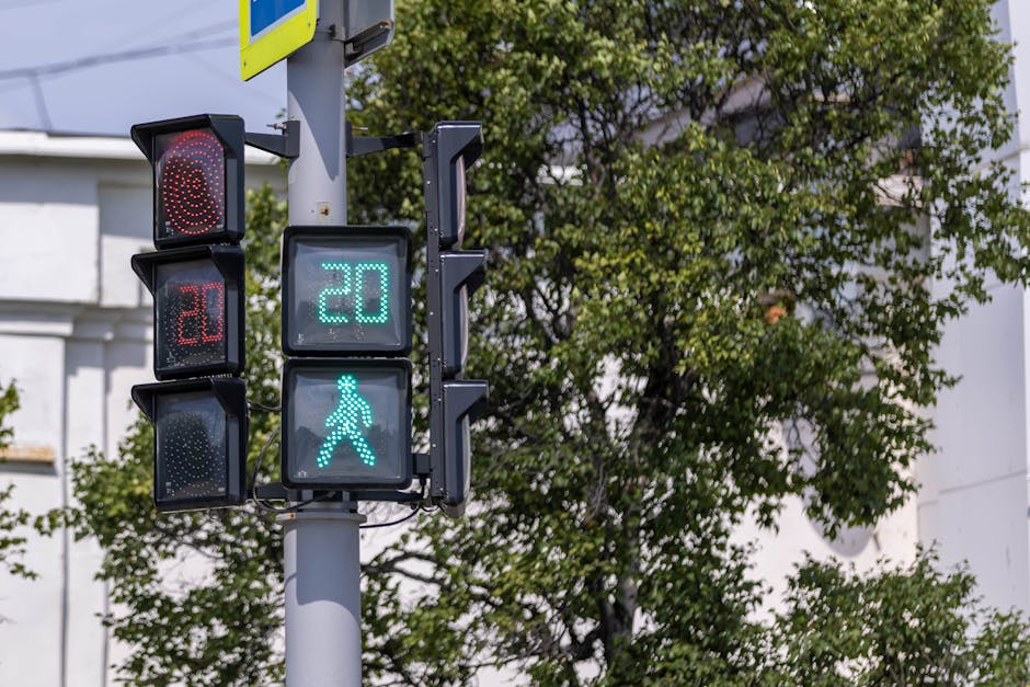 Trafik ışığı senkronizasyonunu gösteren görsel
