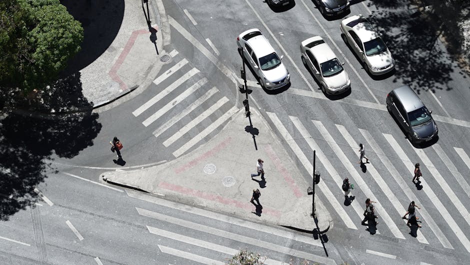 Yaya akışını ve park verilerini gösteren harita görseli