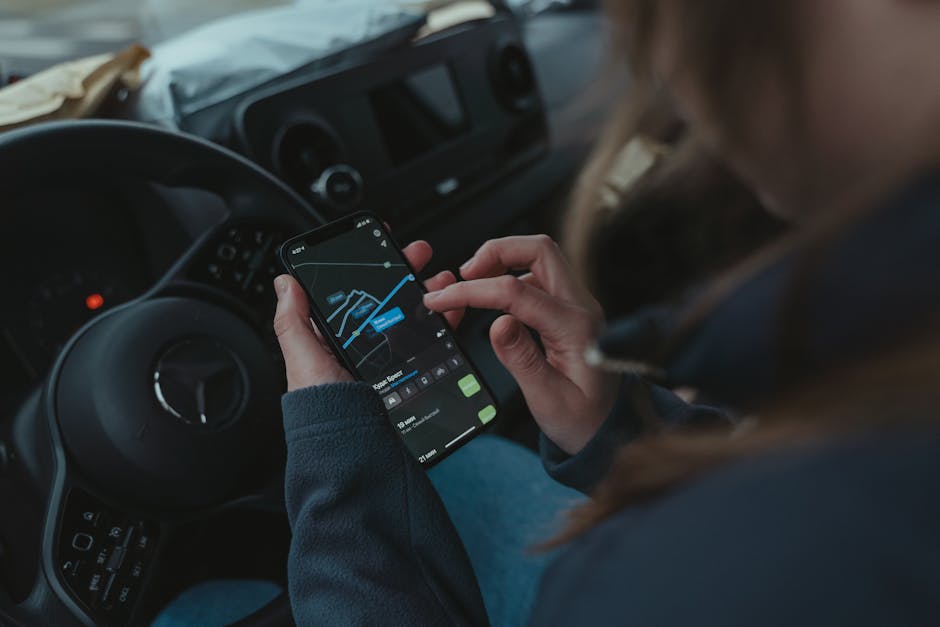 Gerçek zamanlı rota optimizasyonu ve yol verilerinin paylaşımını tasvir eden görsel