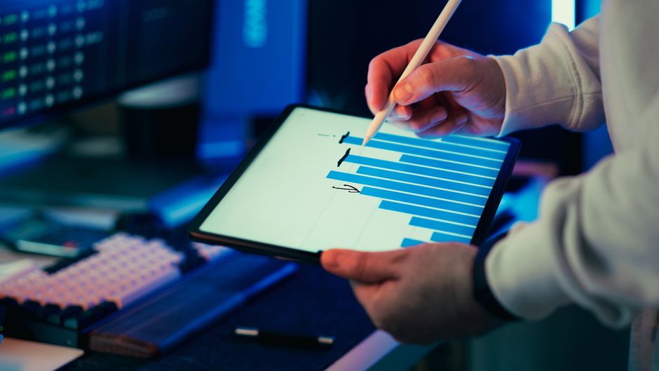 Çok modlu ETA planlamasının dijital gösterge paneli görünümü